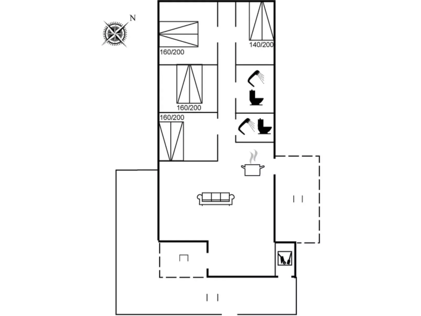 "Maika" - 800m to the inlet-Inside