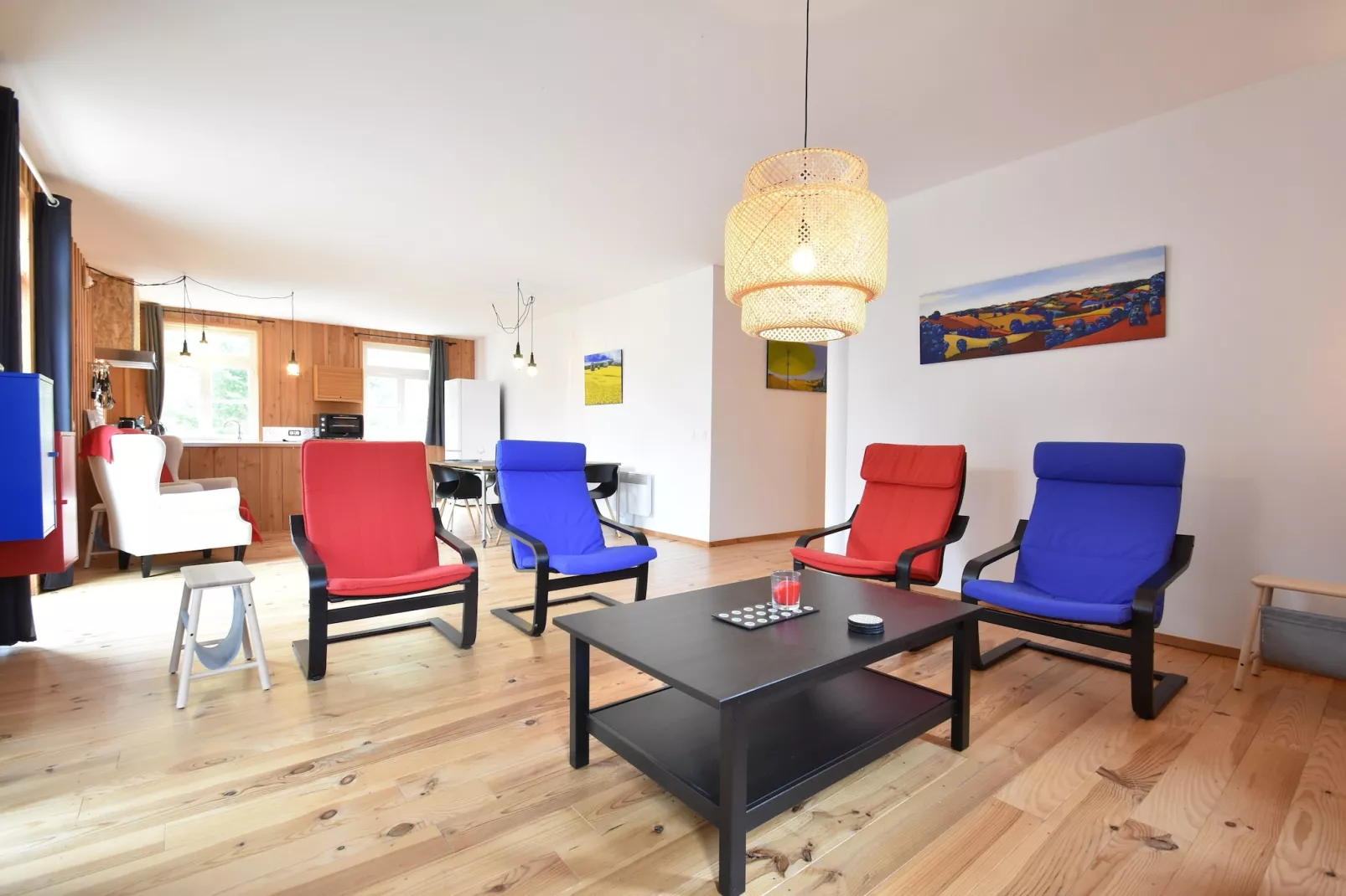 Apt  Piscine 4 pers - Levien-Living room