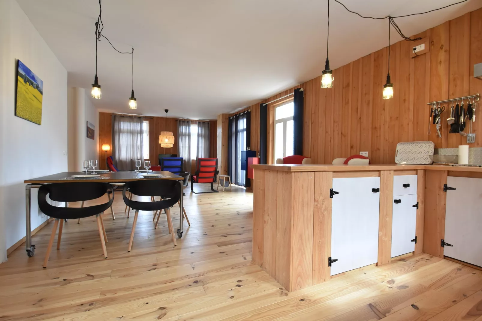 Apt  Piscine 4 pers - Levien-Dining room