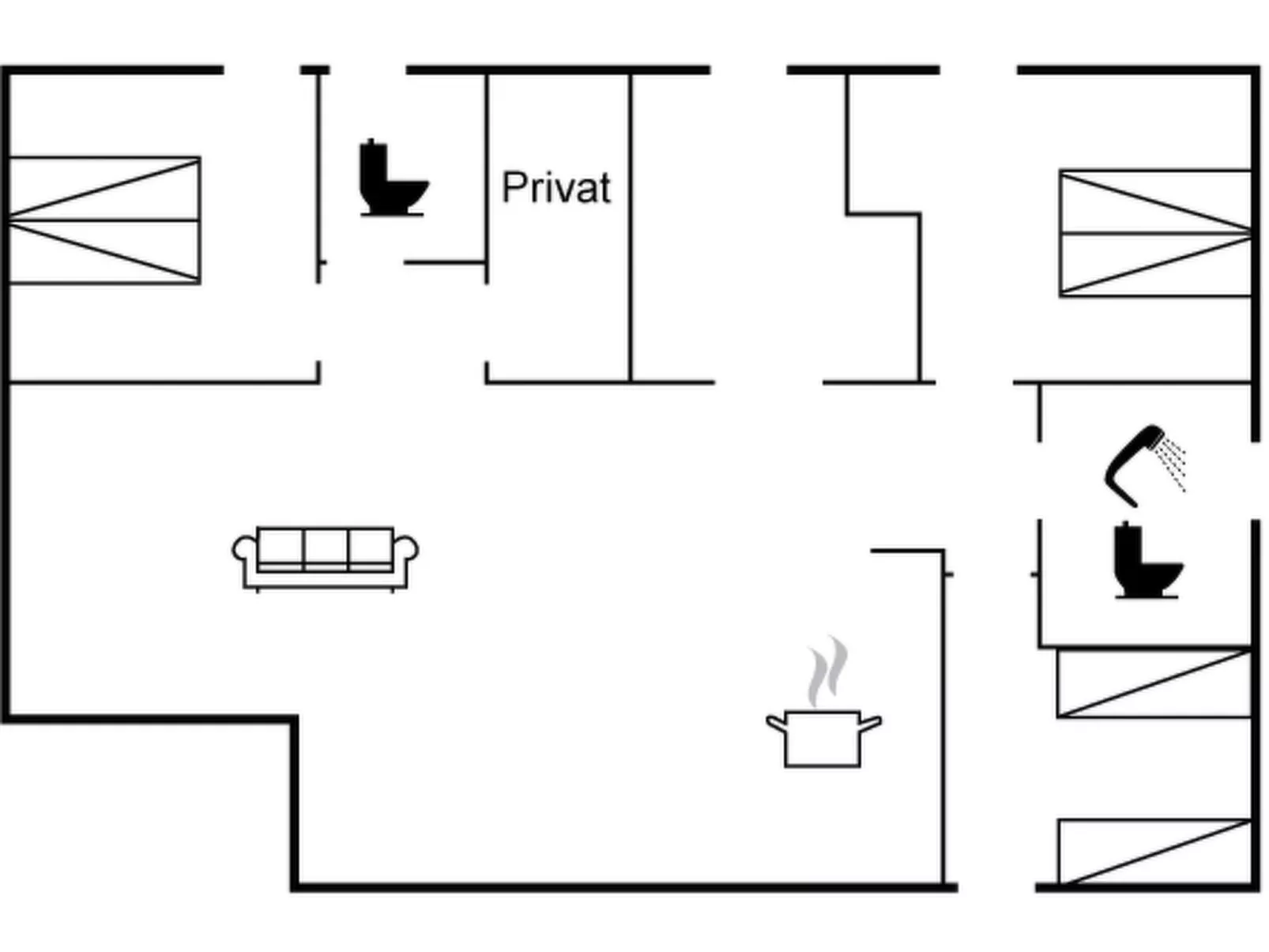 "Filip" - 1.2km from the sea-Inside