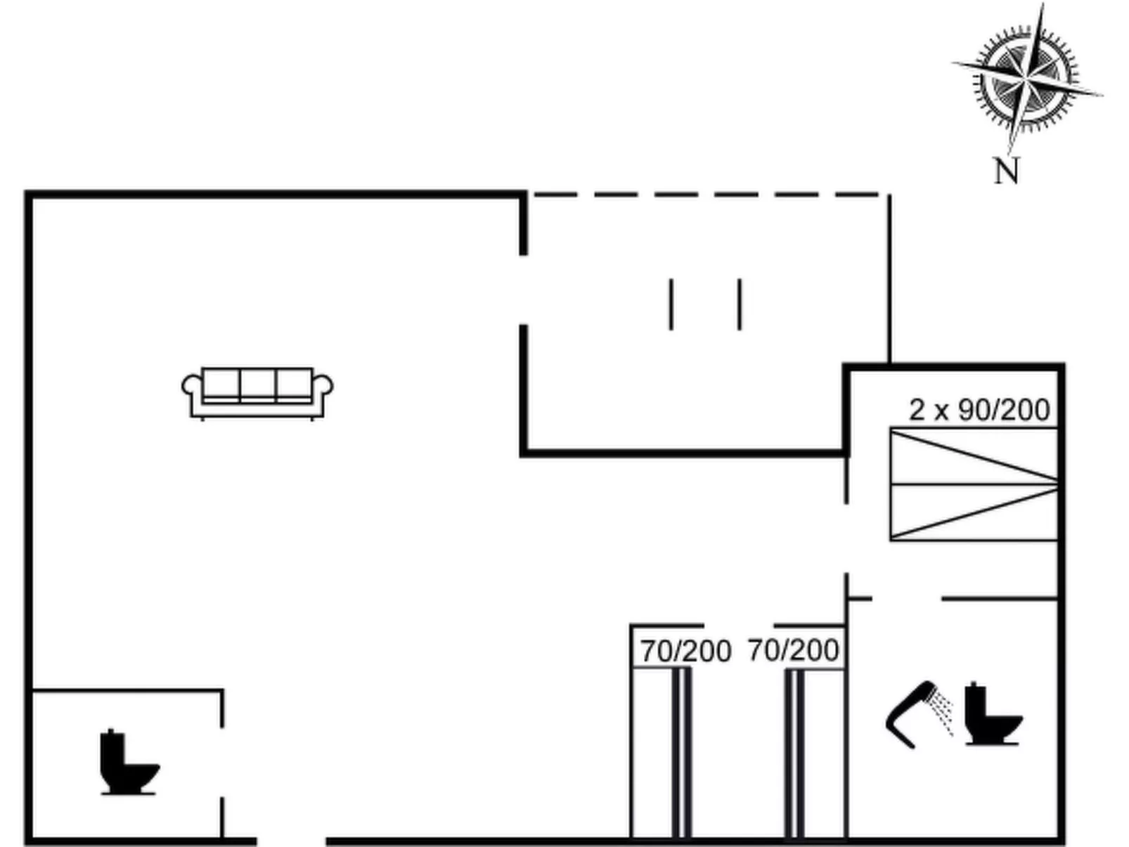 "Pirjo" - 350m to the inlet-Inside
