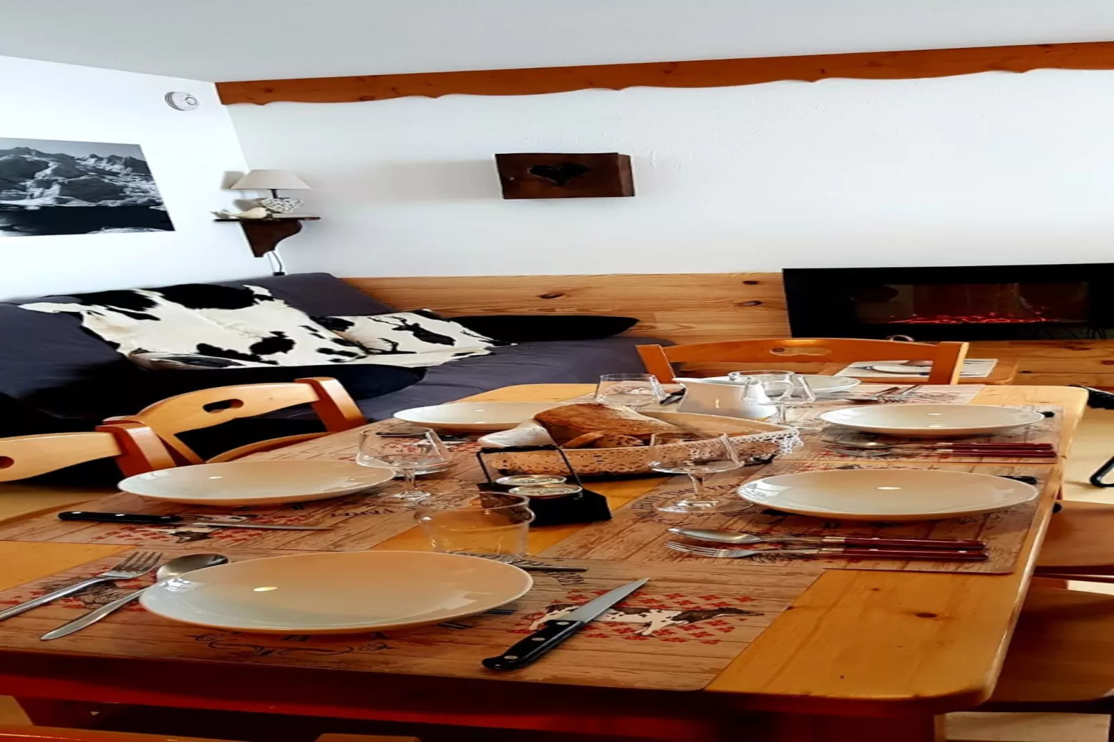 Balcons B 011 - PARC NAT. VANOISE appart. 6 pers.-Living room