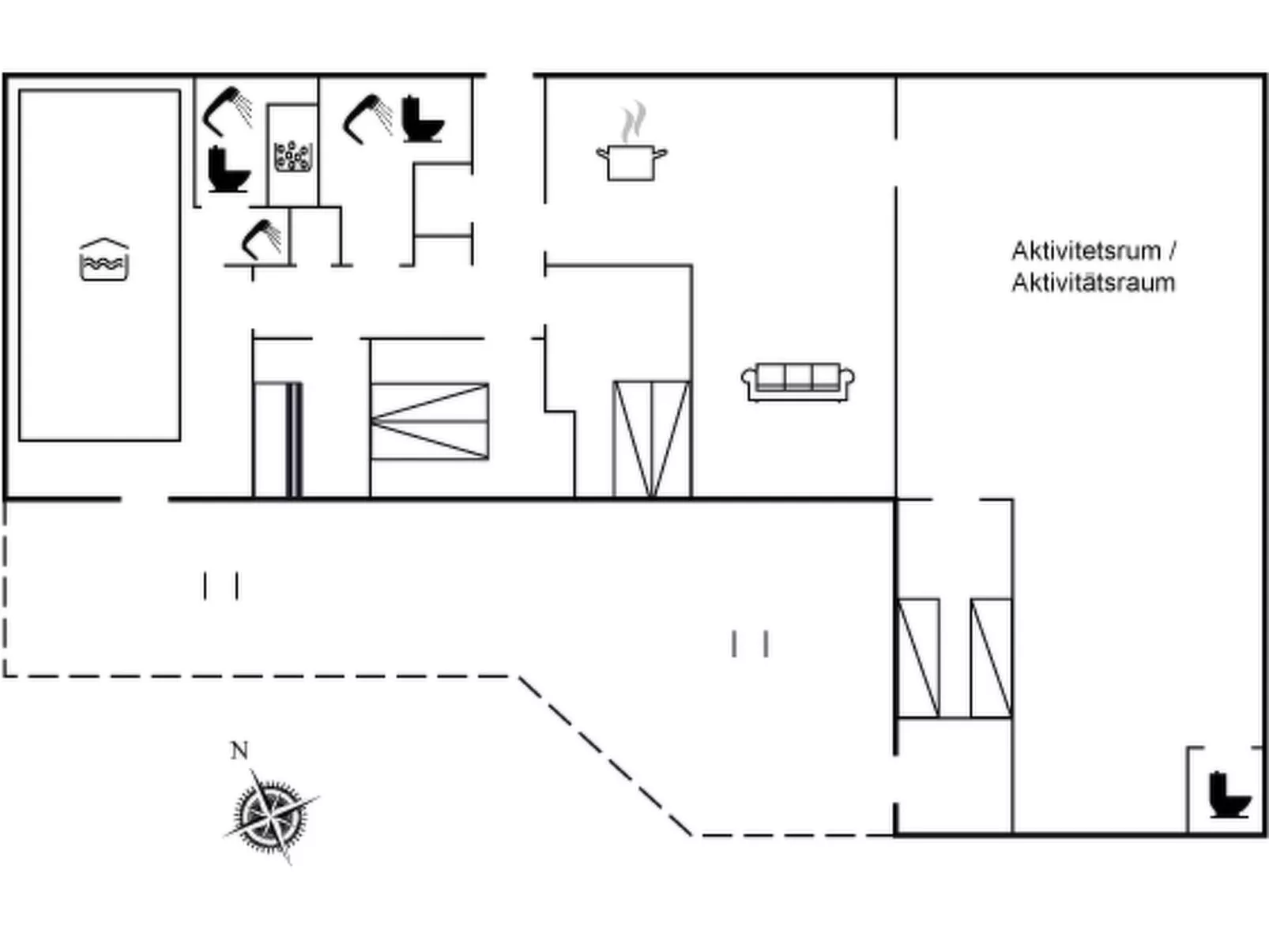 "Aarni" - 250m to the inlet-Inside