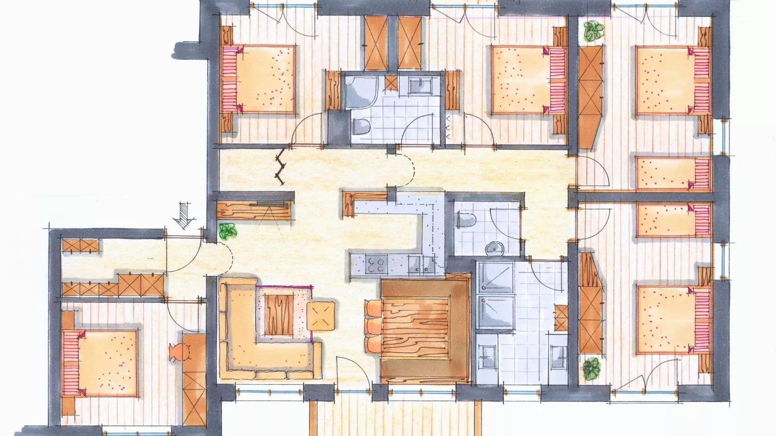 Next To The Ski Lift Top 3-Floor plan