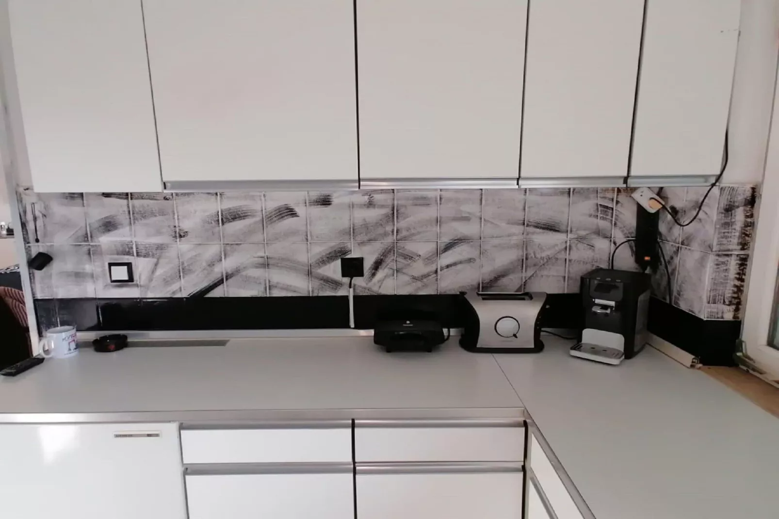 Villa Elit-Two Bedroom Apartment with  Sea View Terrace ( A1)-Kitchen