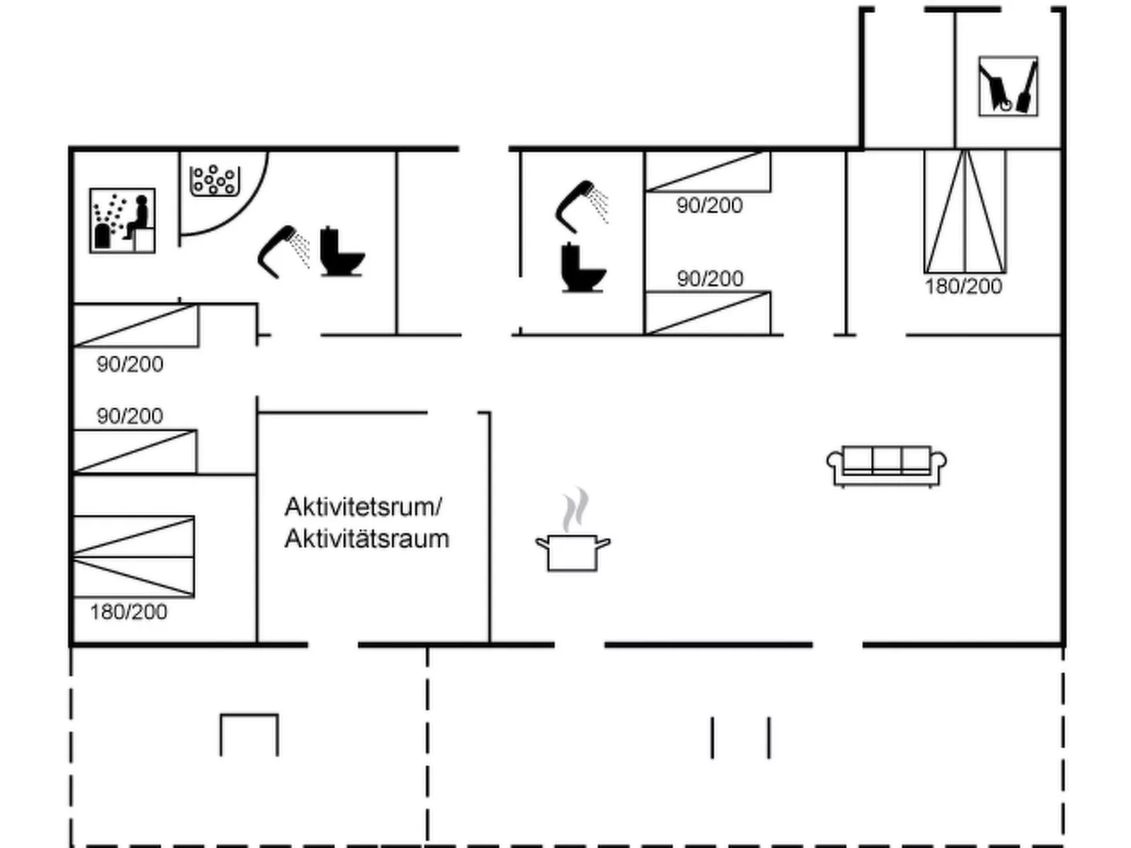 "Alka" - 500m from the sea-Dedans
