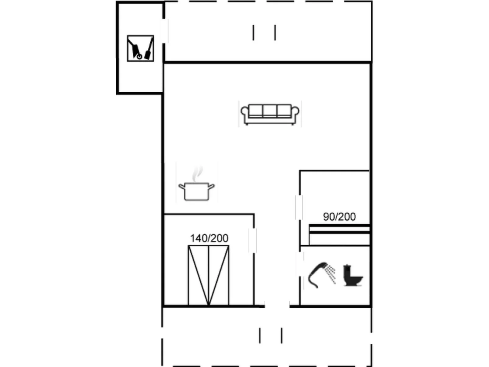 "Jaane" - 650m to the inlet-Inside
