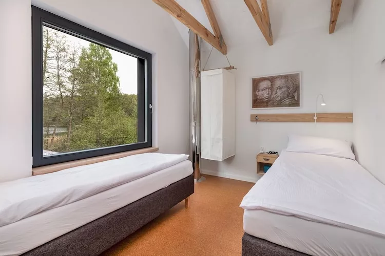 Dom wakacyjny dla 3 osób nad jeziorem Wisełka-Bedroom