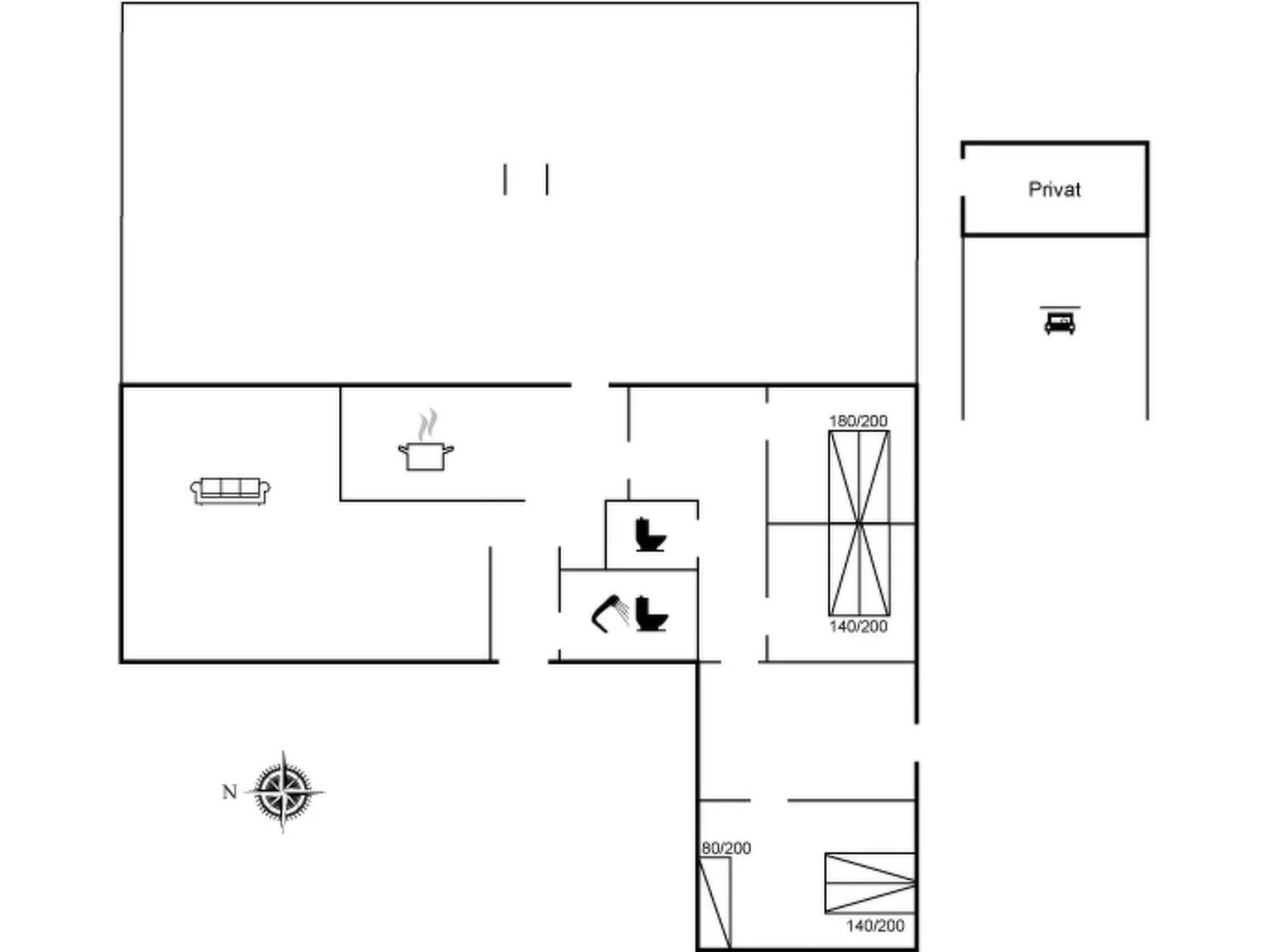 "Ilkka" - 220m from the sea-Inside