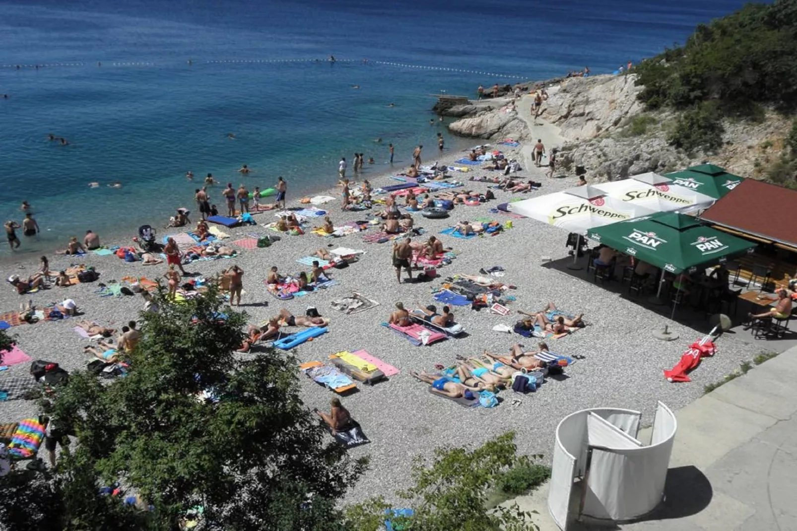 Plavi Biondic-Areas summer 1km