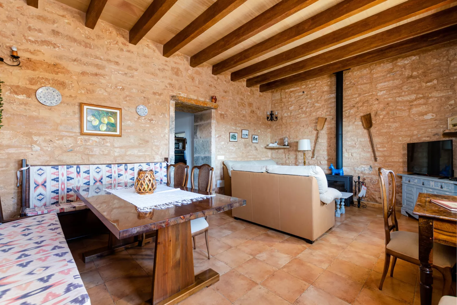 YourHouse  Villa Sa Punta de Ses Salines-Living room