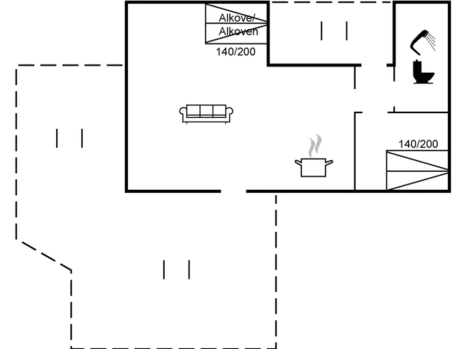 "Dufa" - 200m to the inlet-Inside