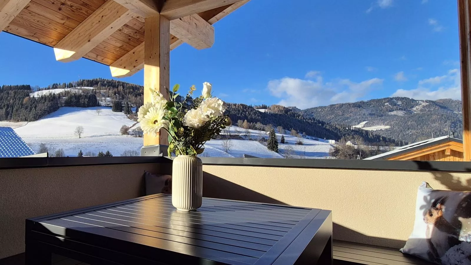 Almchalet Alpenglück-Terrace balcony