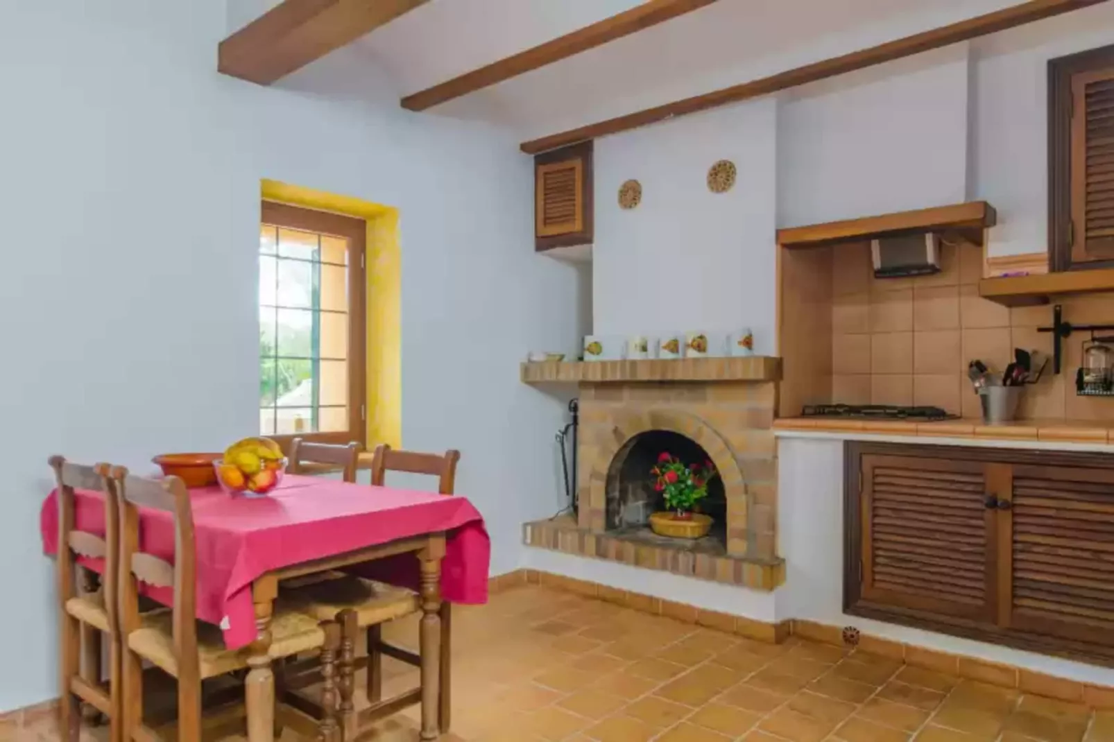 La Cigarra Can Carrasco-Dining room