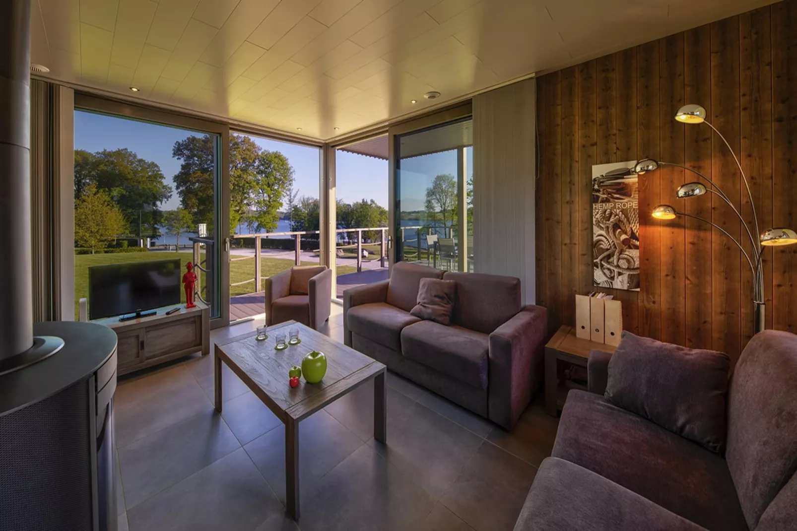 8 persons - 4 rooms 130m² without sauna-Wohnzimmer