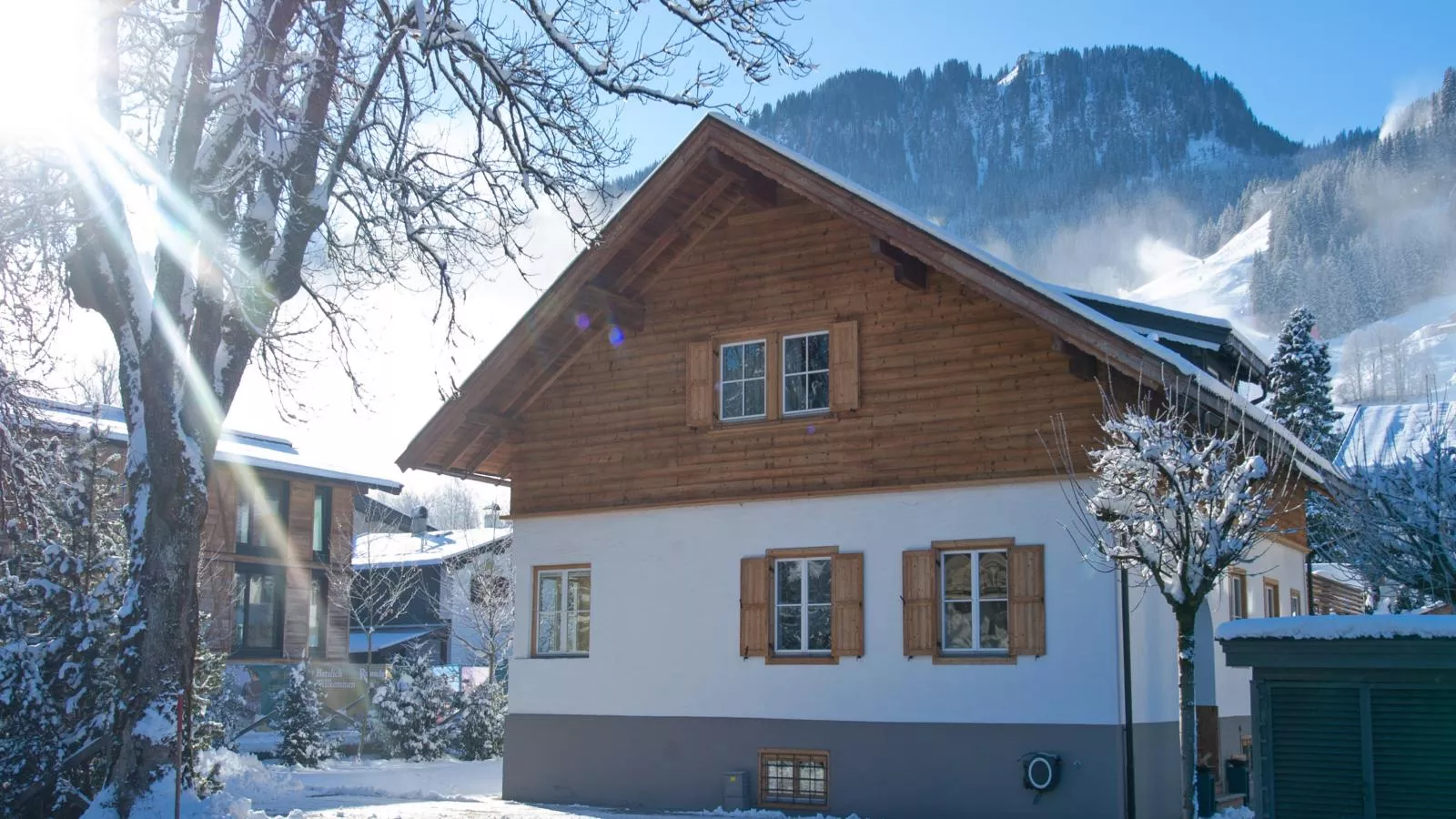 Stadtchalet Forsthaus-Extérieur hiver