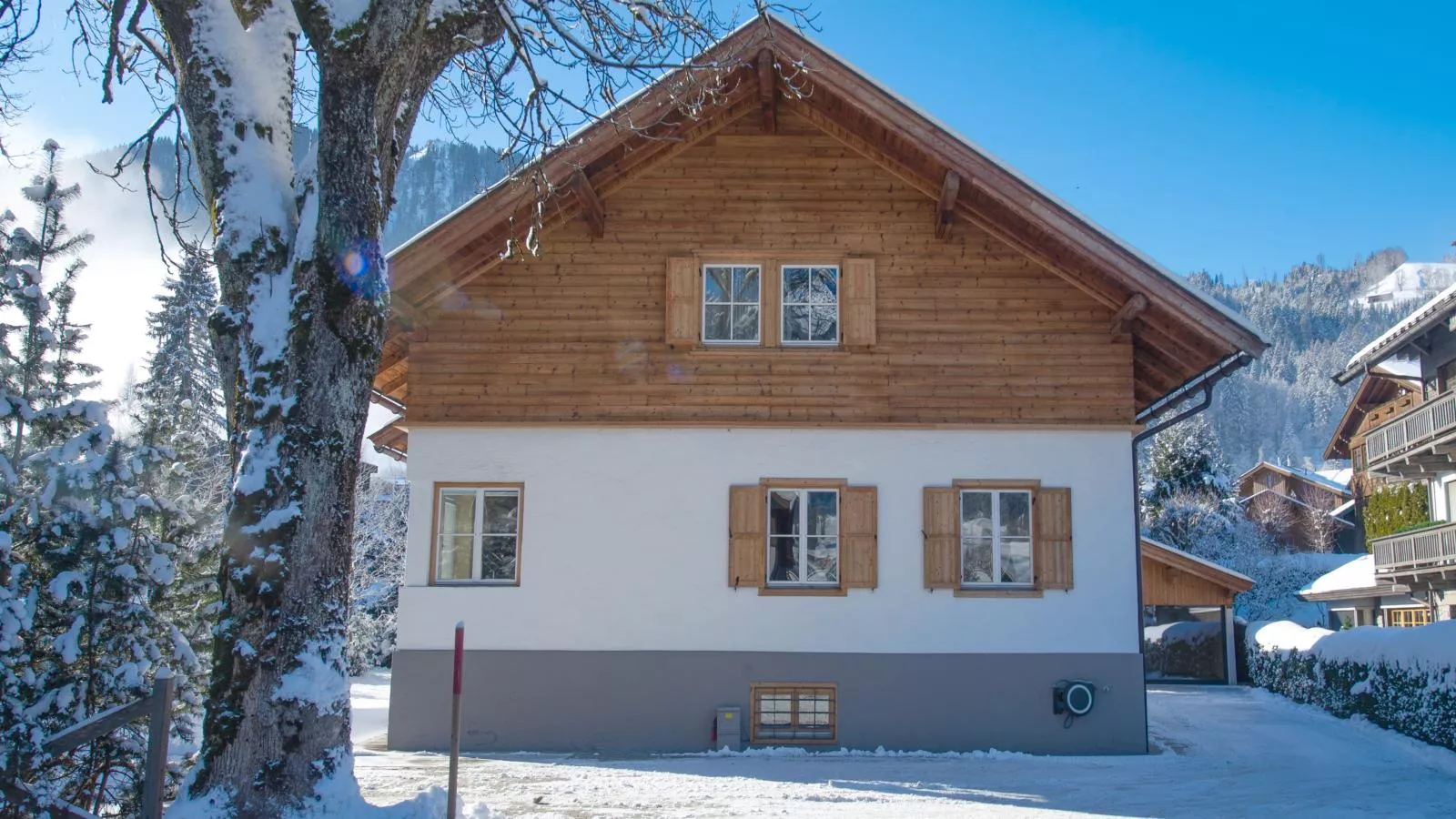 Stadtchalet Forsthaus-Extérieur hiver