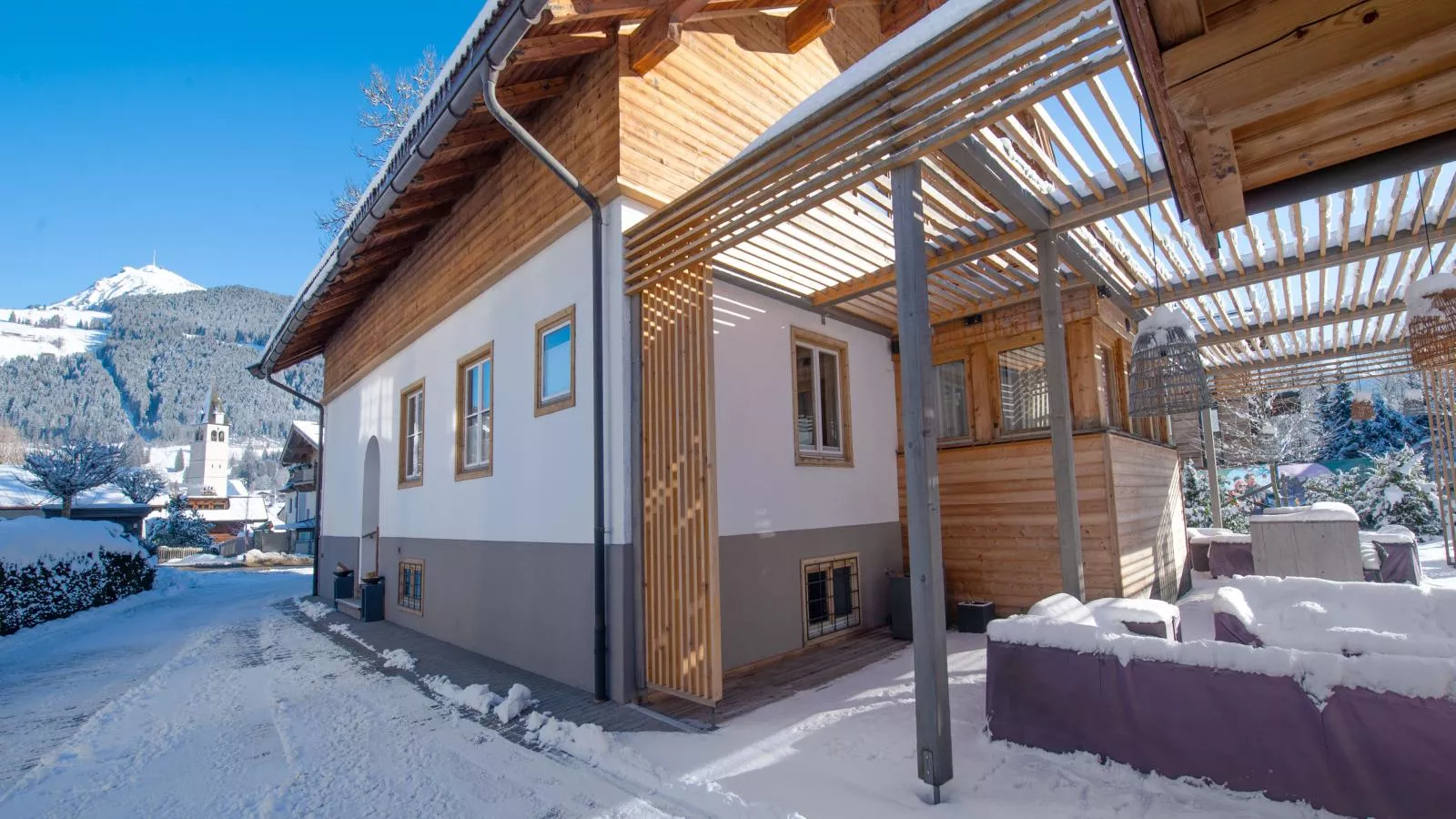 Stadtchalet Forsthaus-Extérieur hiver