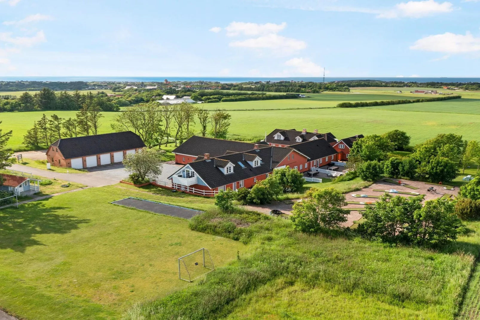 Ferienhaus mit Nordseeblick