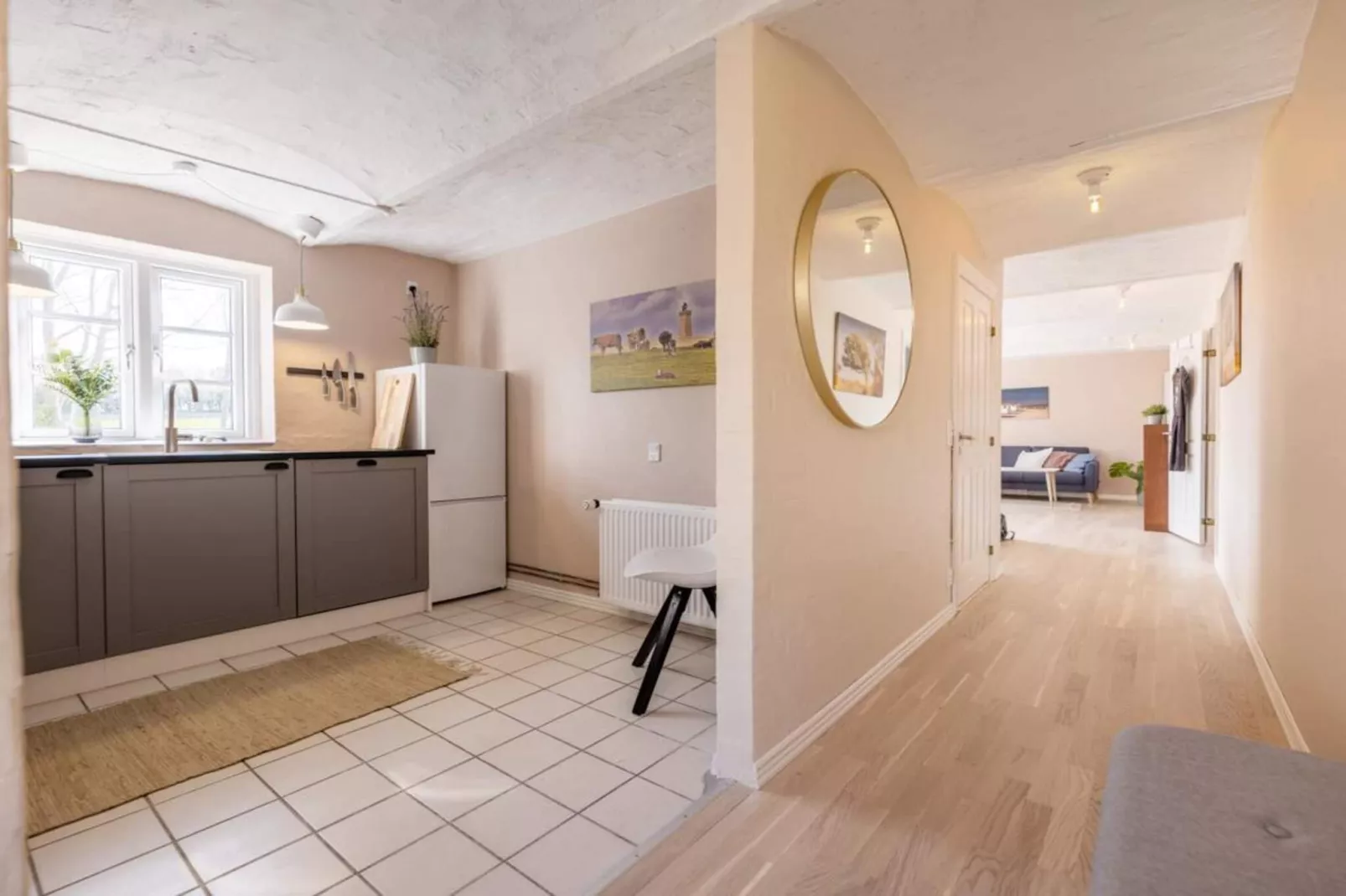 Maison de vacances avec vue sur la mer du Nord-Intérieur