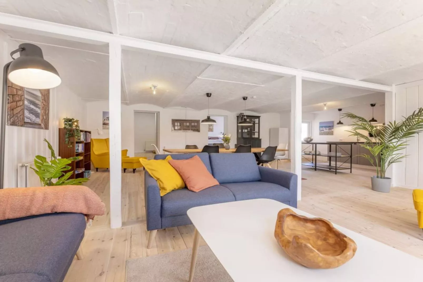 Maison de vacances avec vue sur la mer du Nord-Intérieur