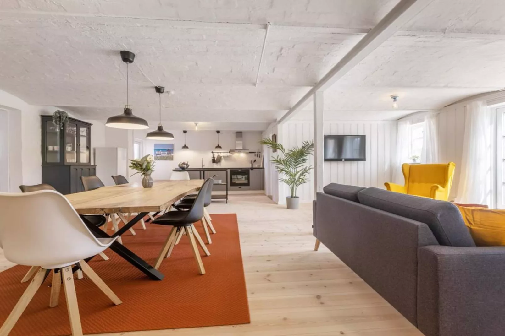 Maison de vacances avec vue sur la mer du Nord-Intérieur