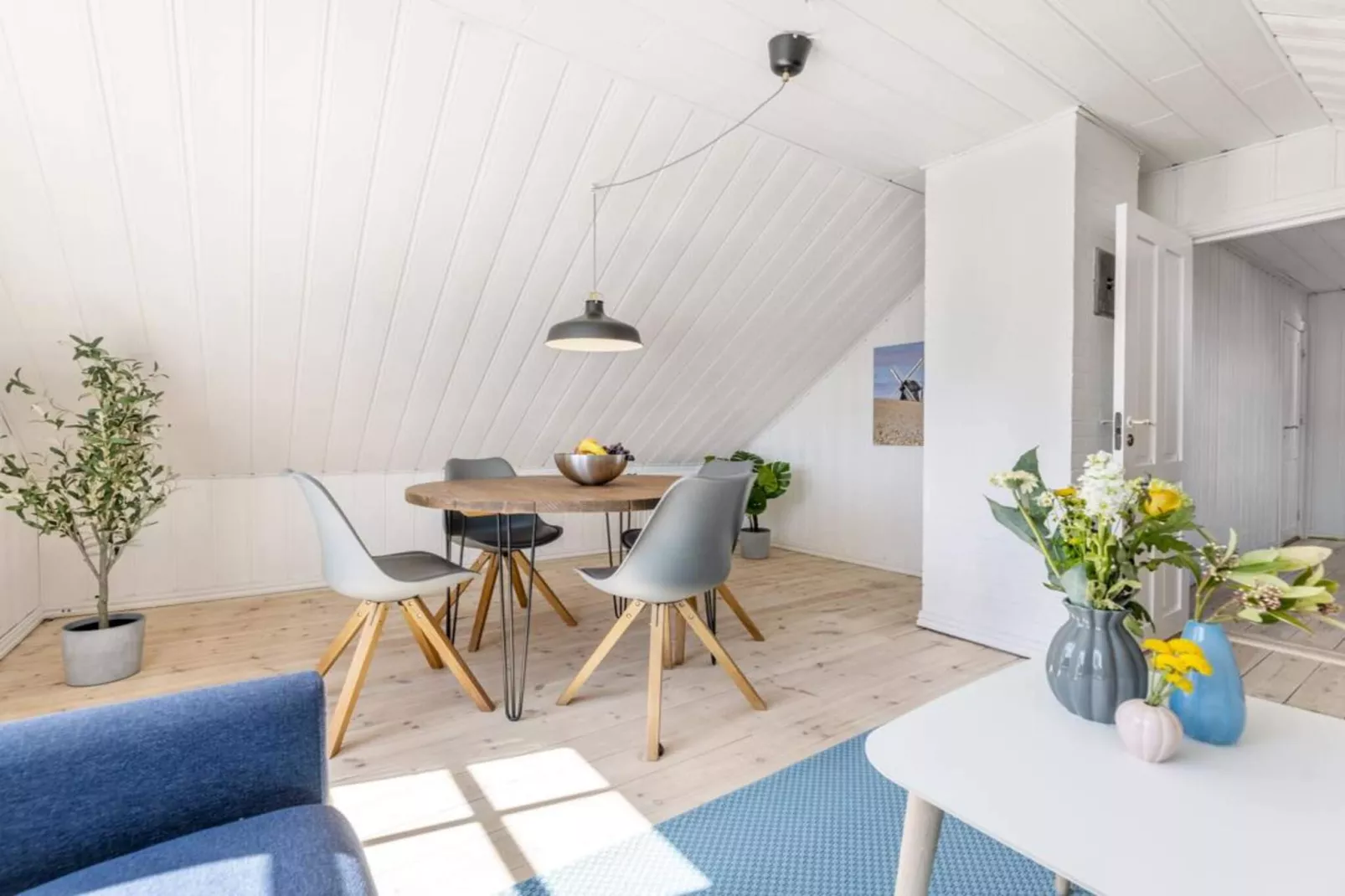 Maison de vacances avec vue sur la mer du Nord-Intérieur