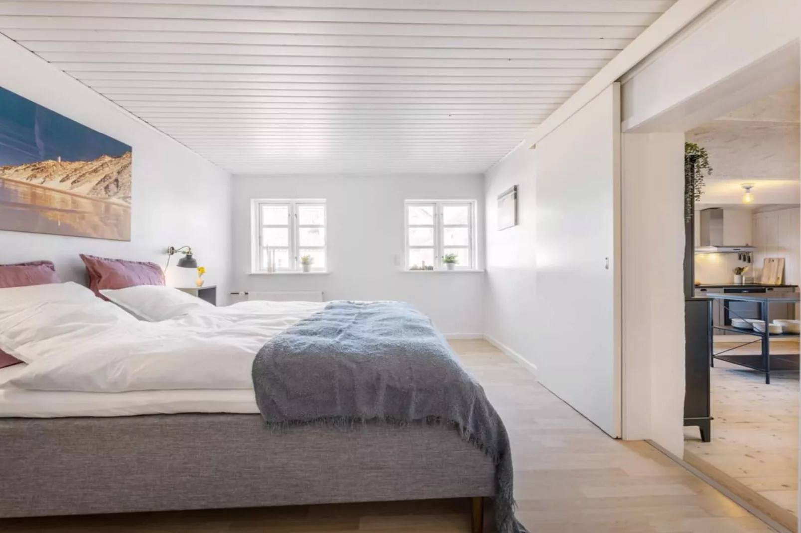 Maison de vacances avec vue sur la mer du Nord-Intérieur