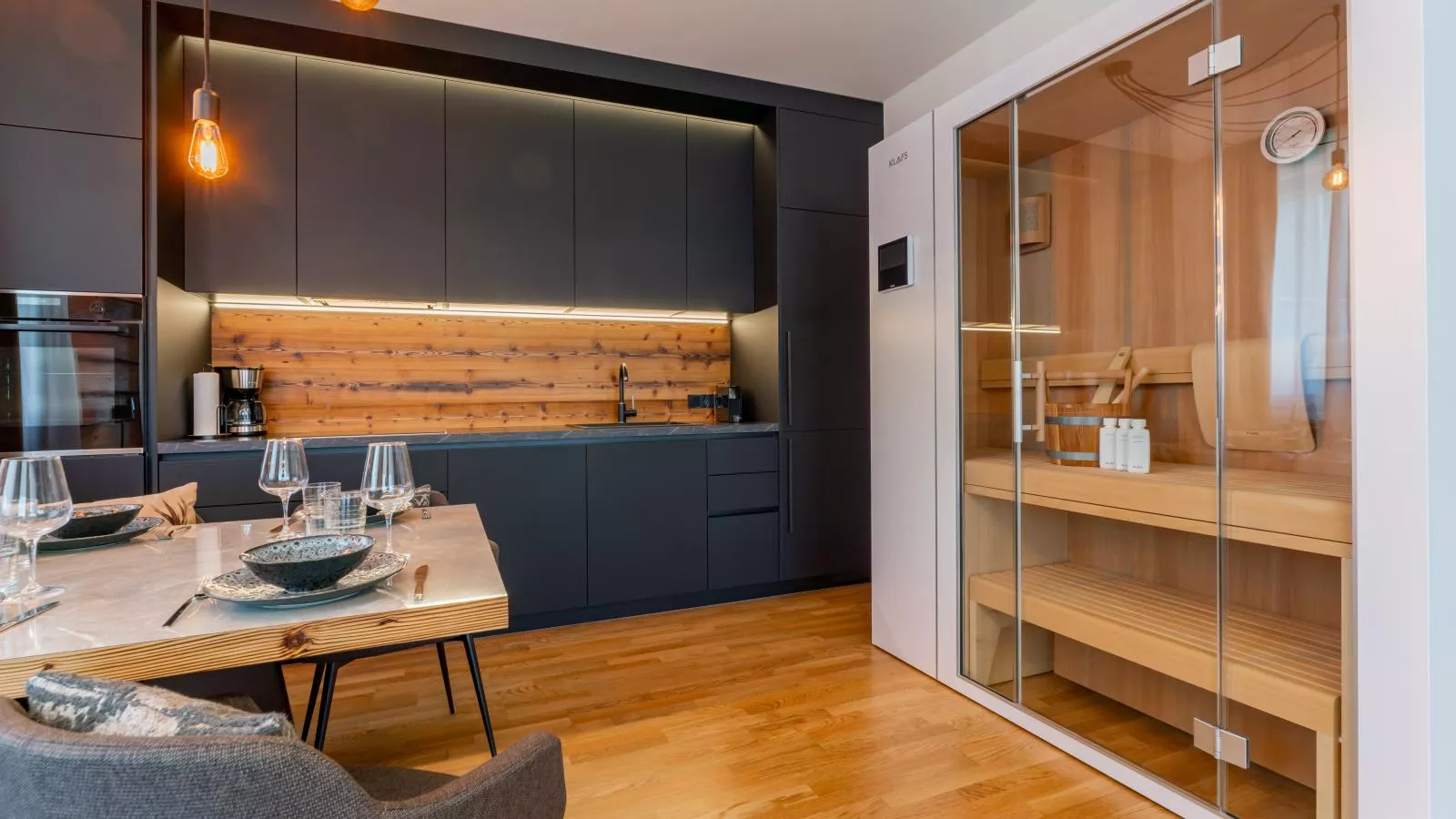 Zirbennest Sonnenalpe Nassfeld-Kitchen