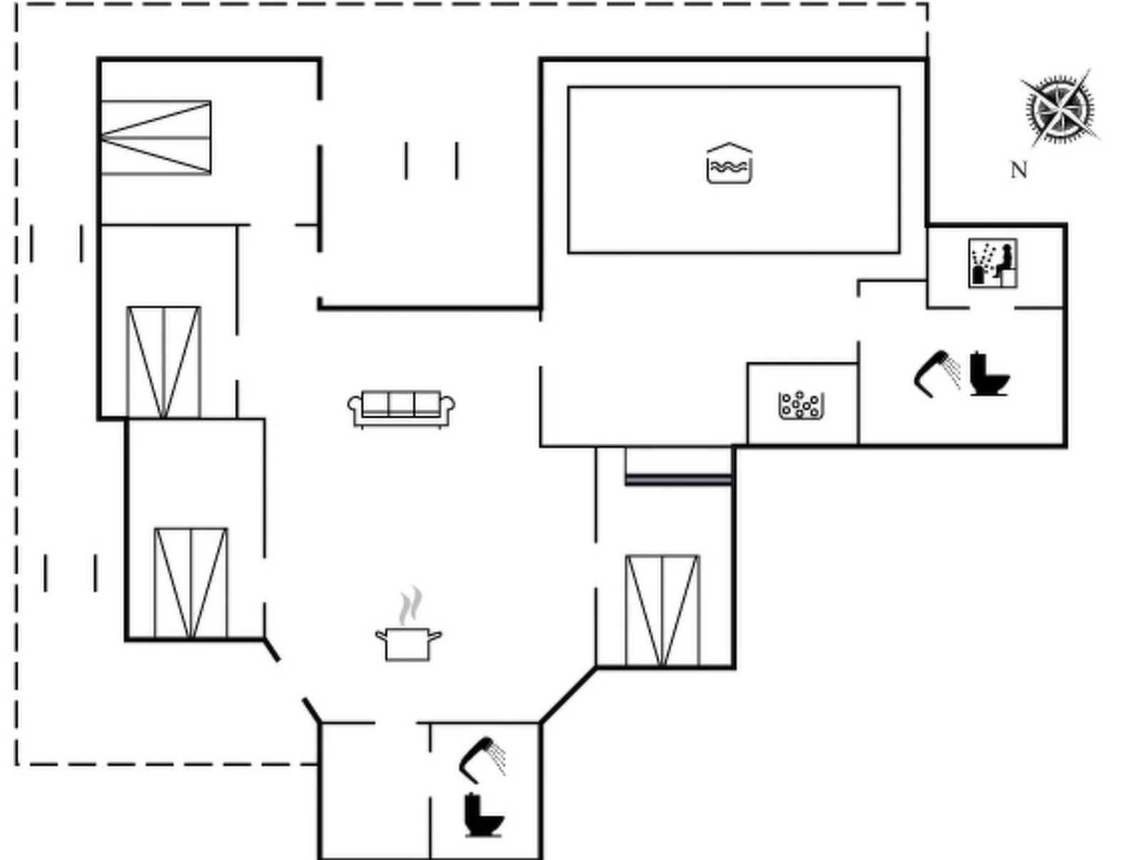 "Binta" - 800m from the sea-Inside