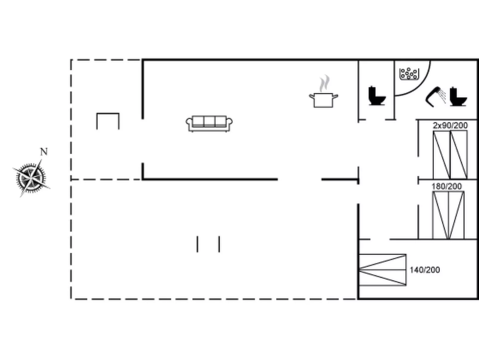 "Falki" - 320m from the sea-Inside