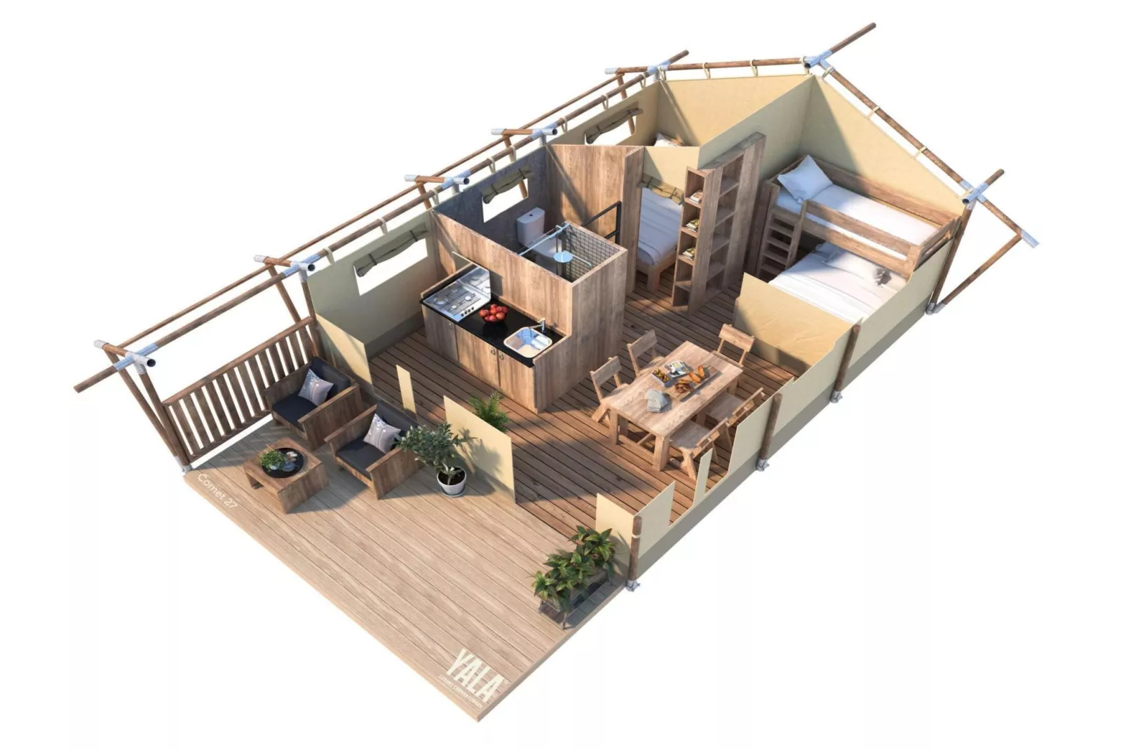 Comet 27 Lodges-Ambiente
