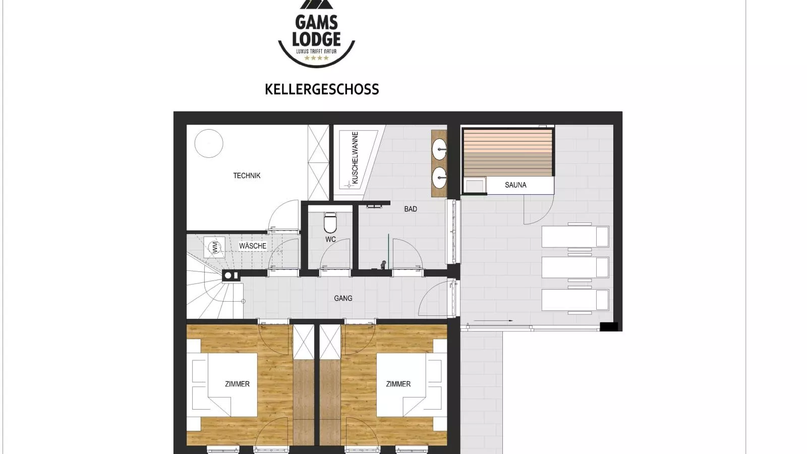 Gamslodges-Floor plan