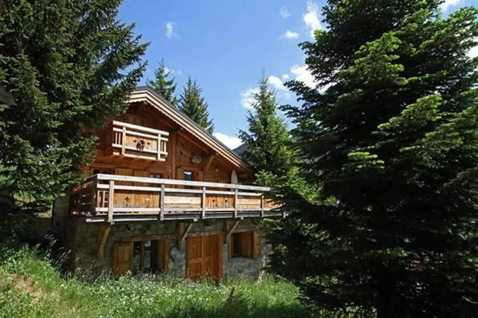 Chalet Les Alpages-Außenbereich Sommer