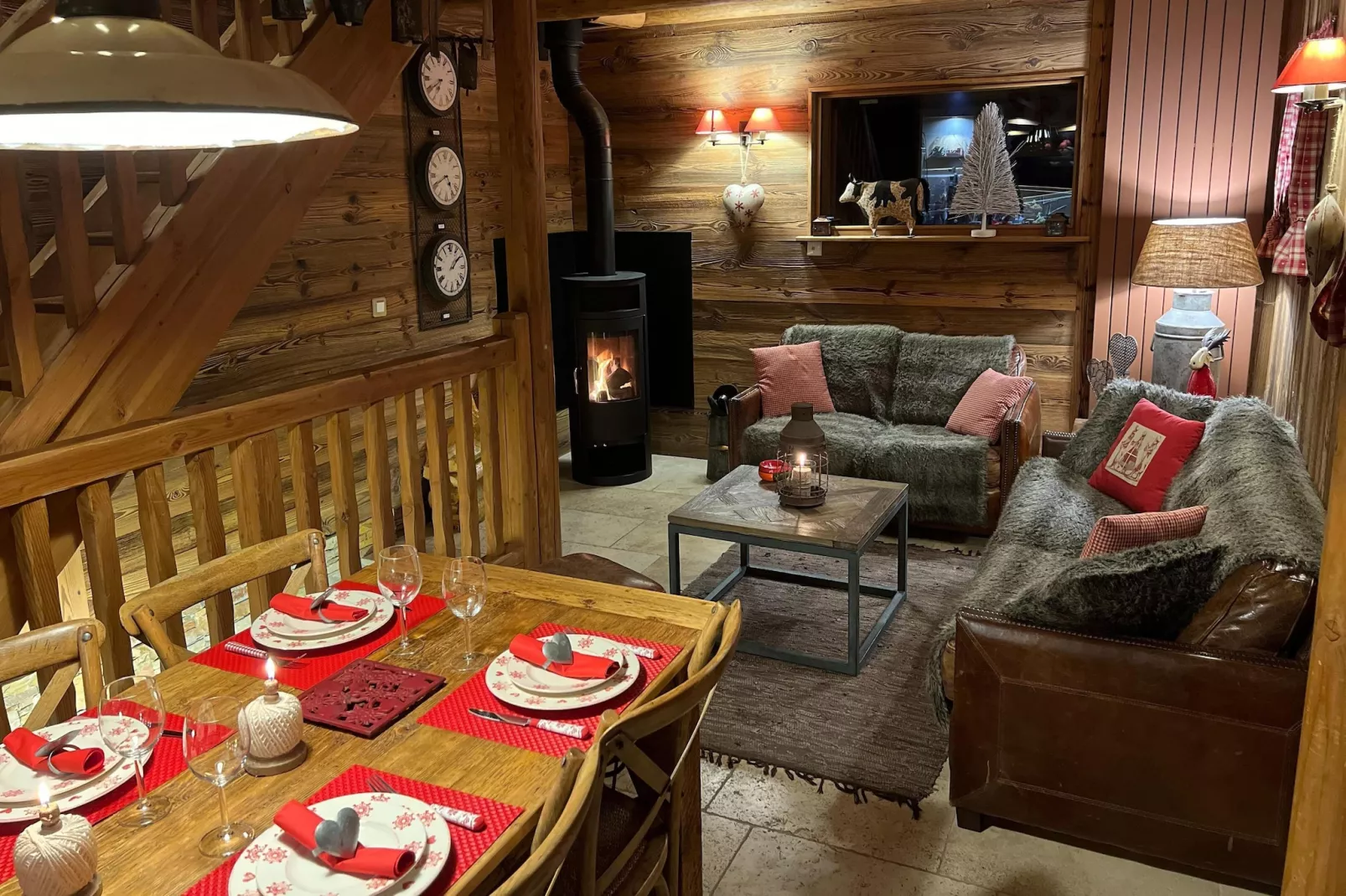 Chalet Les Alpages-Wohnzimmer