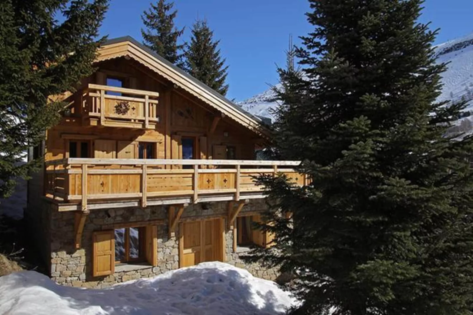 Chalet Les Alpages-Gebiet Winter 5 km