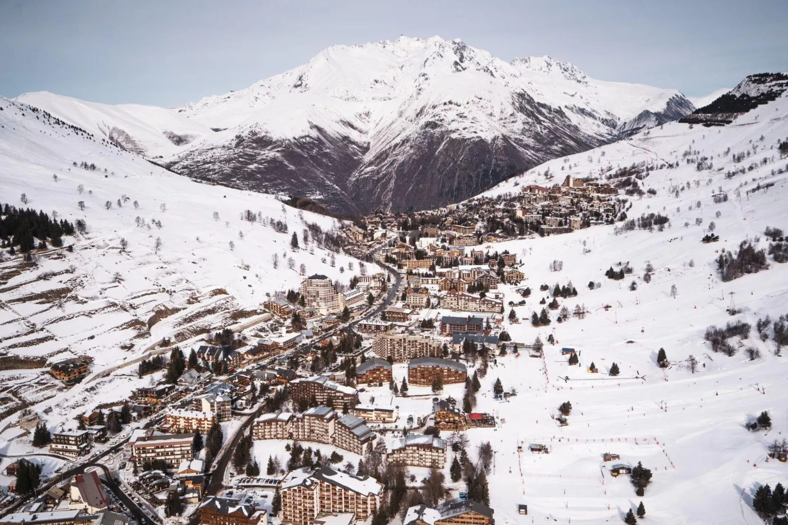 Chalet Les Alpages-Gebiet Winter 5 km