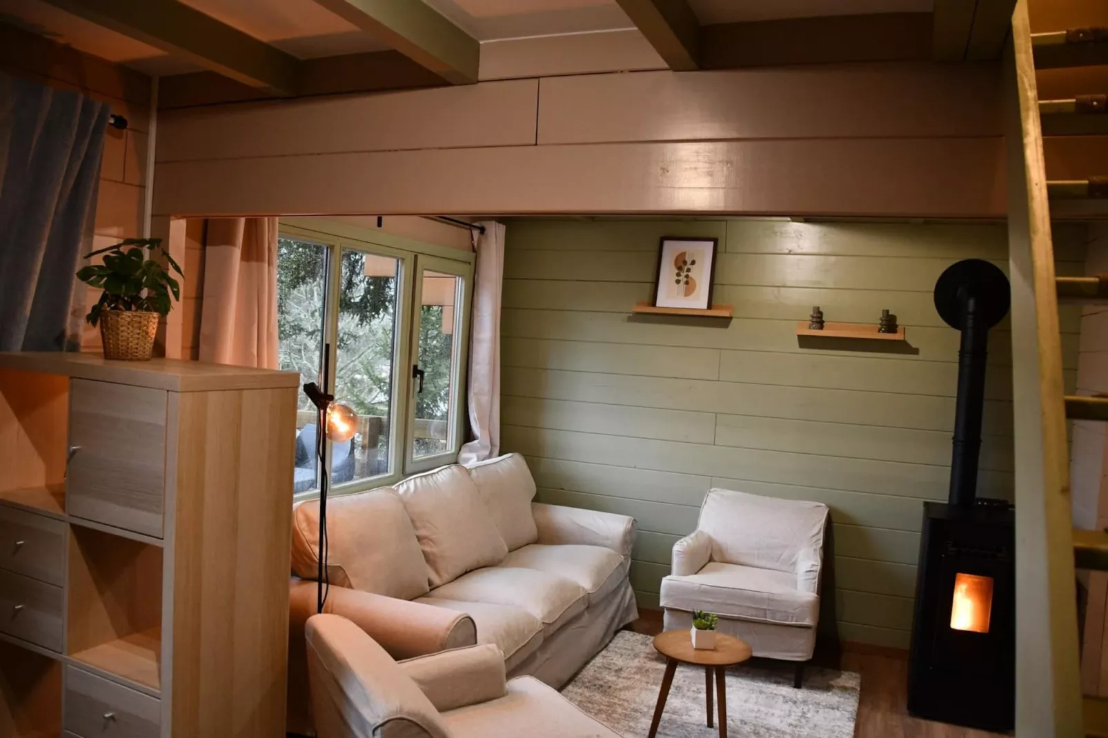 Chalet Renardeau-Living room