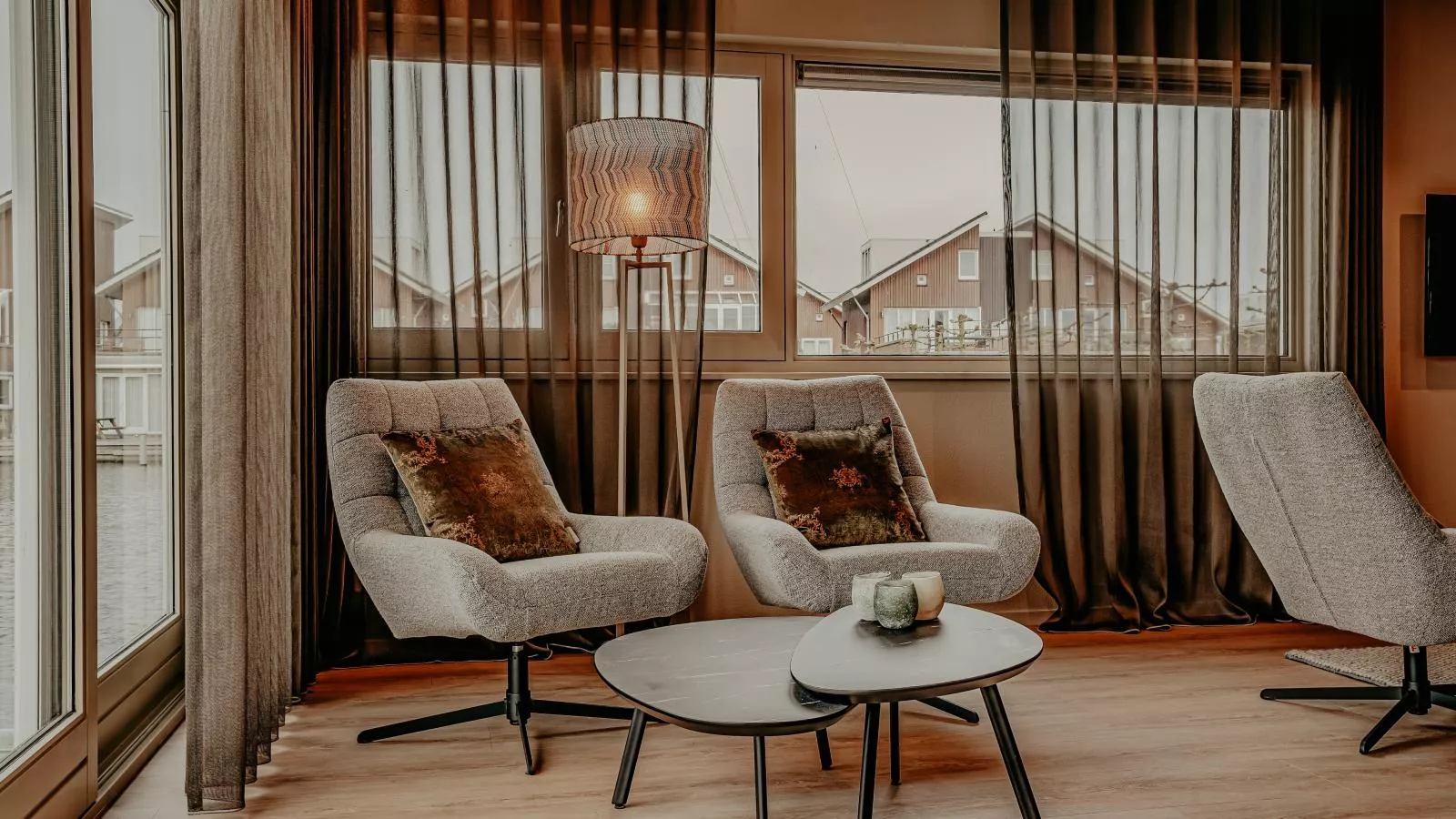 Woonark De Woude-Living room
