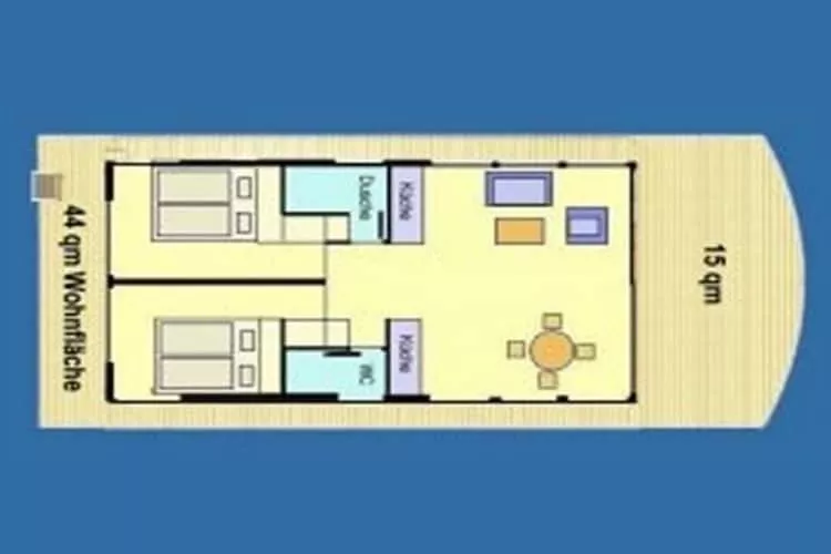 Floating 44 / Boot 7 / 4 Personen-Floor plan
