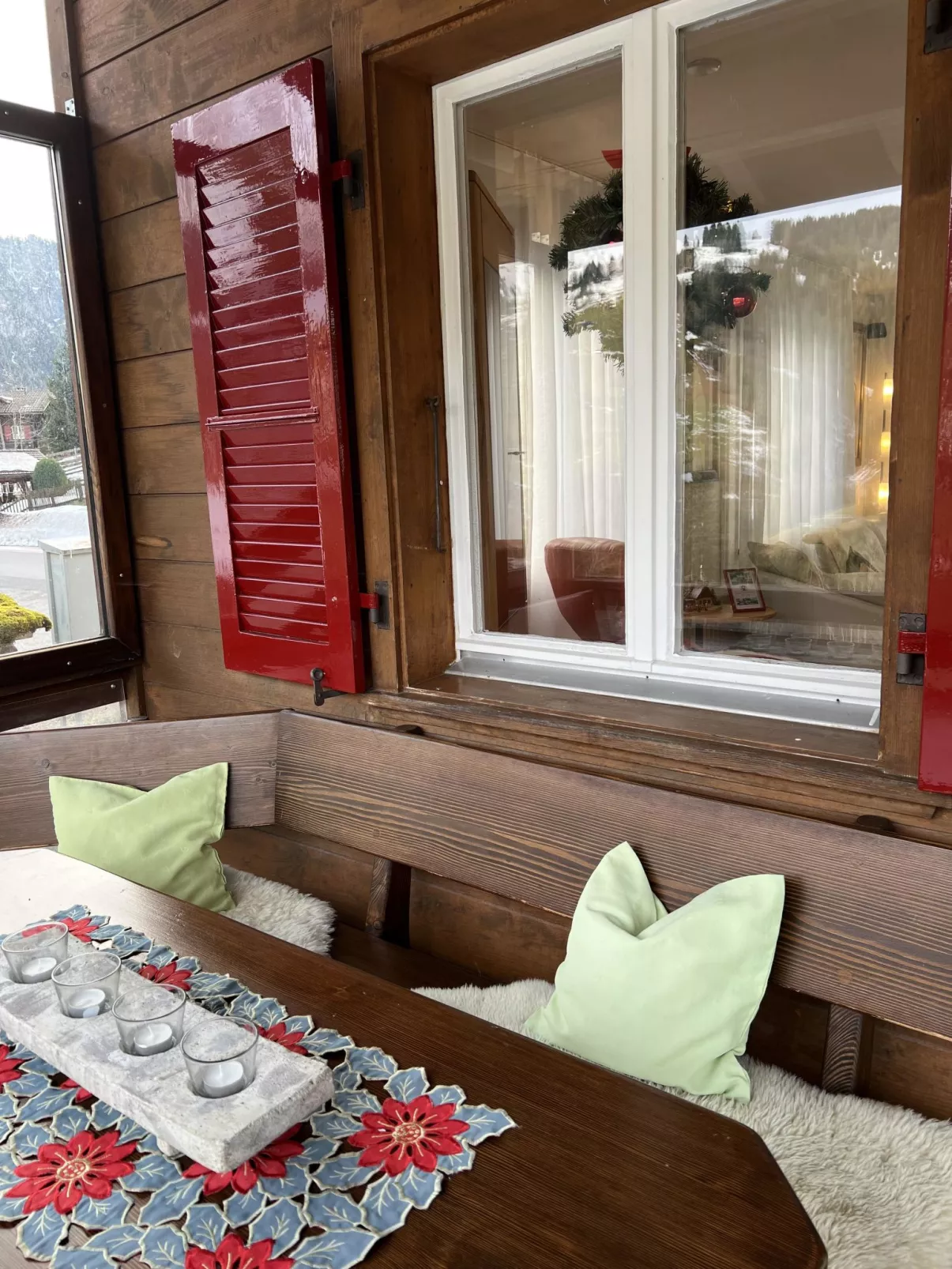 Serviced Apartment Chalet Bärgblüml i Ha-Outside