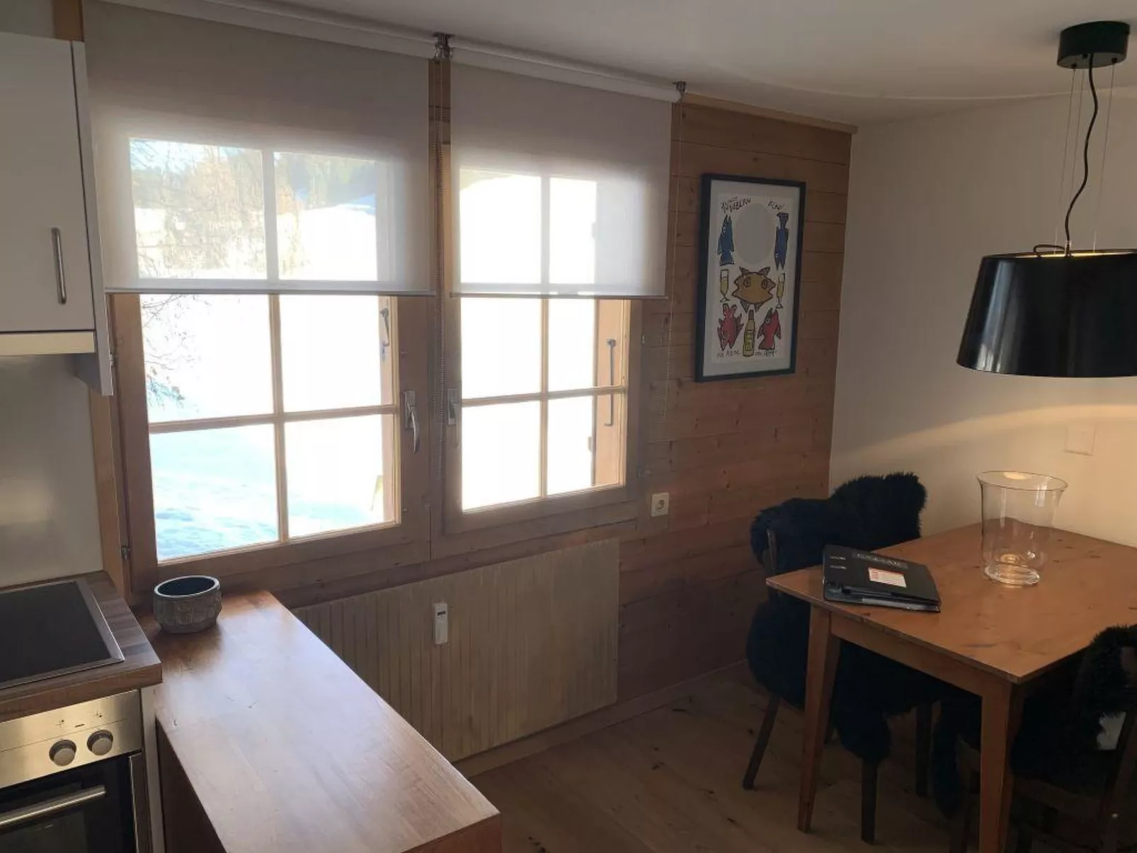 Les Hivernants (1. Stock rechts)-Drinnen