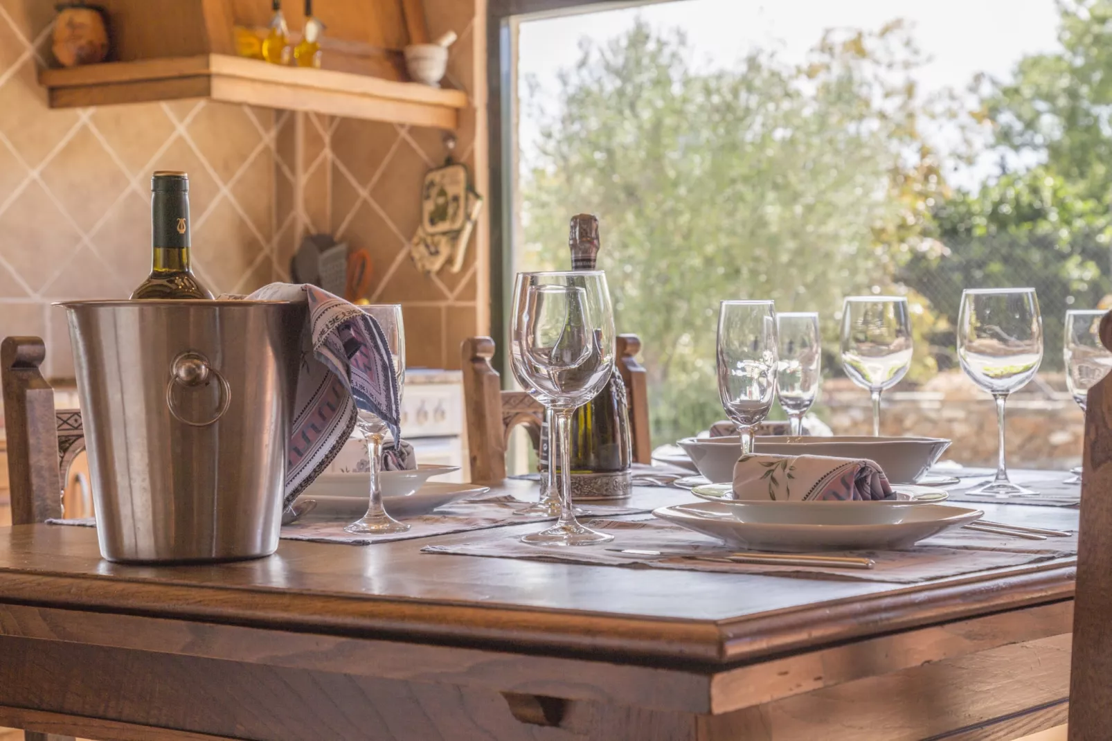 YourHouse Es Moyà des Pins, chalet with views to S-Kitchen