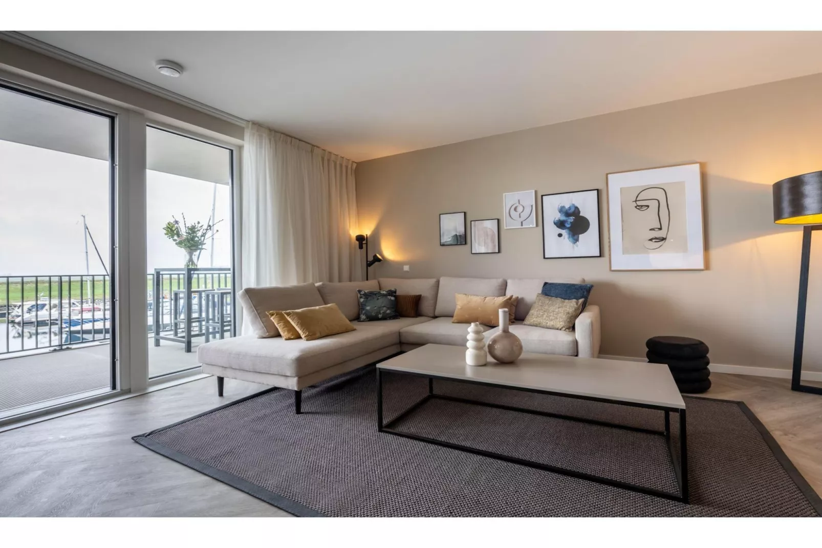 Harbour Loft1J-havenzicht-Living room