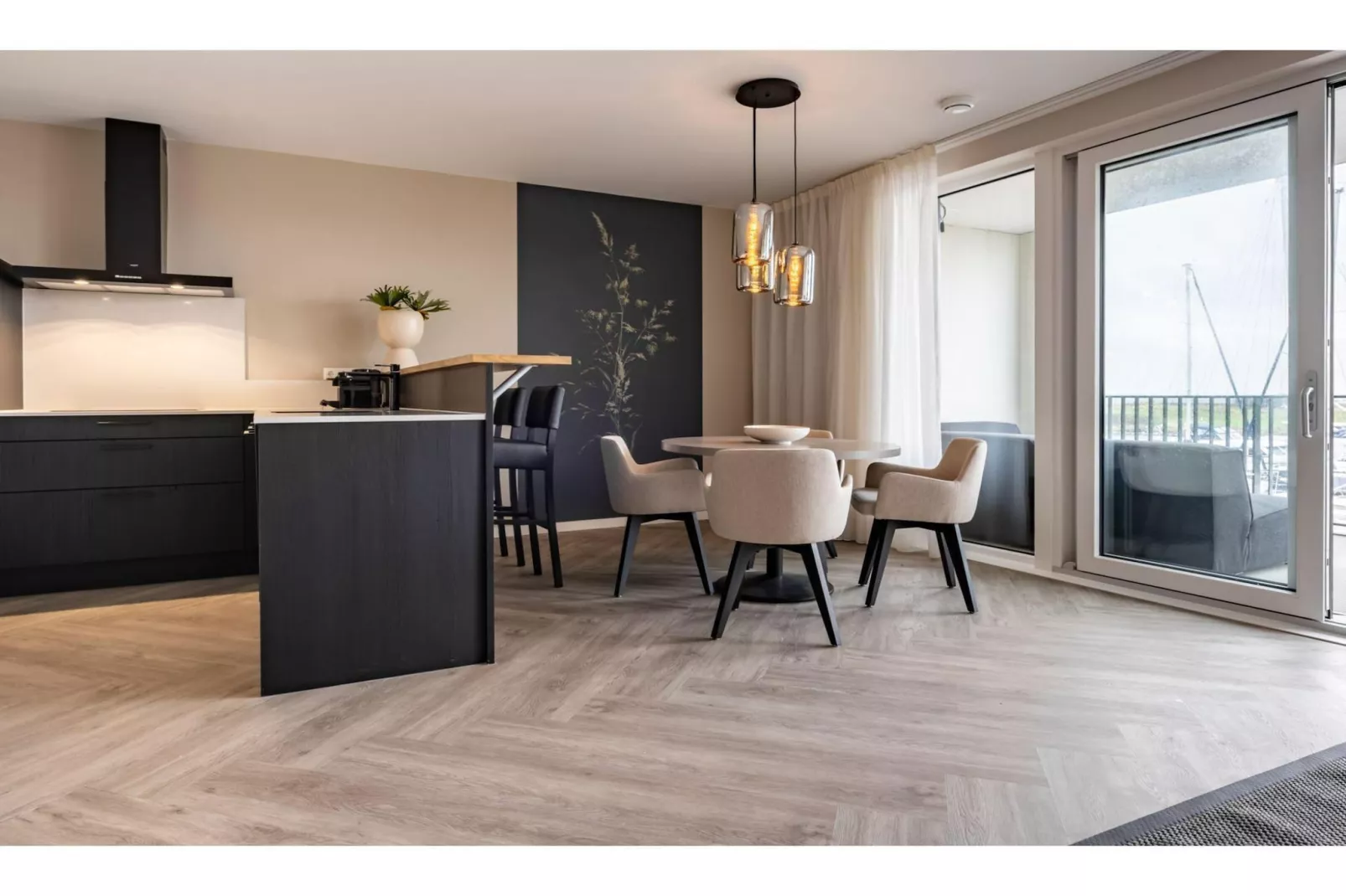 Harbour Loft1J-havenzicht-Dining room