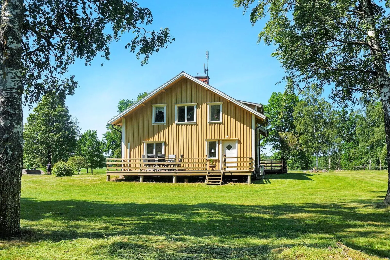 14 Personen Ferienhaus in HOVA-By Traum-Außenbereich
