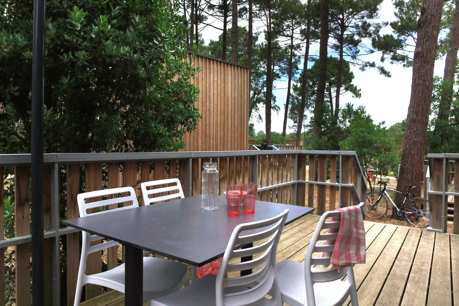 Lodge 4 Pièces 8 Personnes 2  bébés-Terrassenbalkon