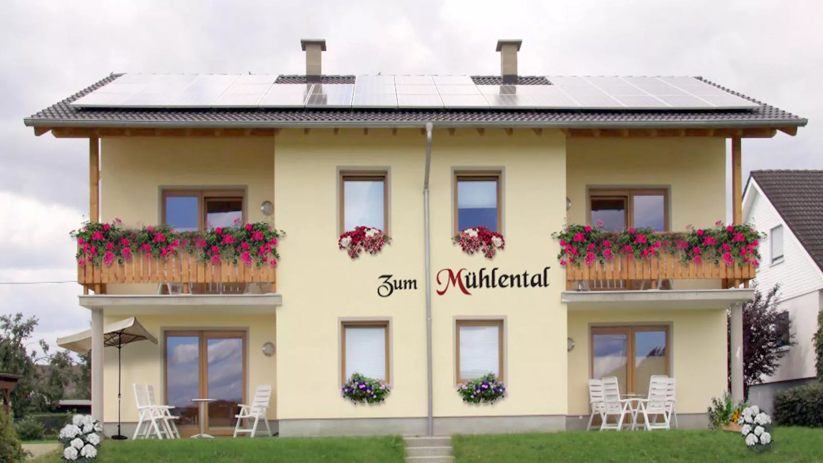 Panoramablick-Exterior summer