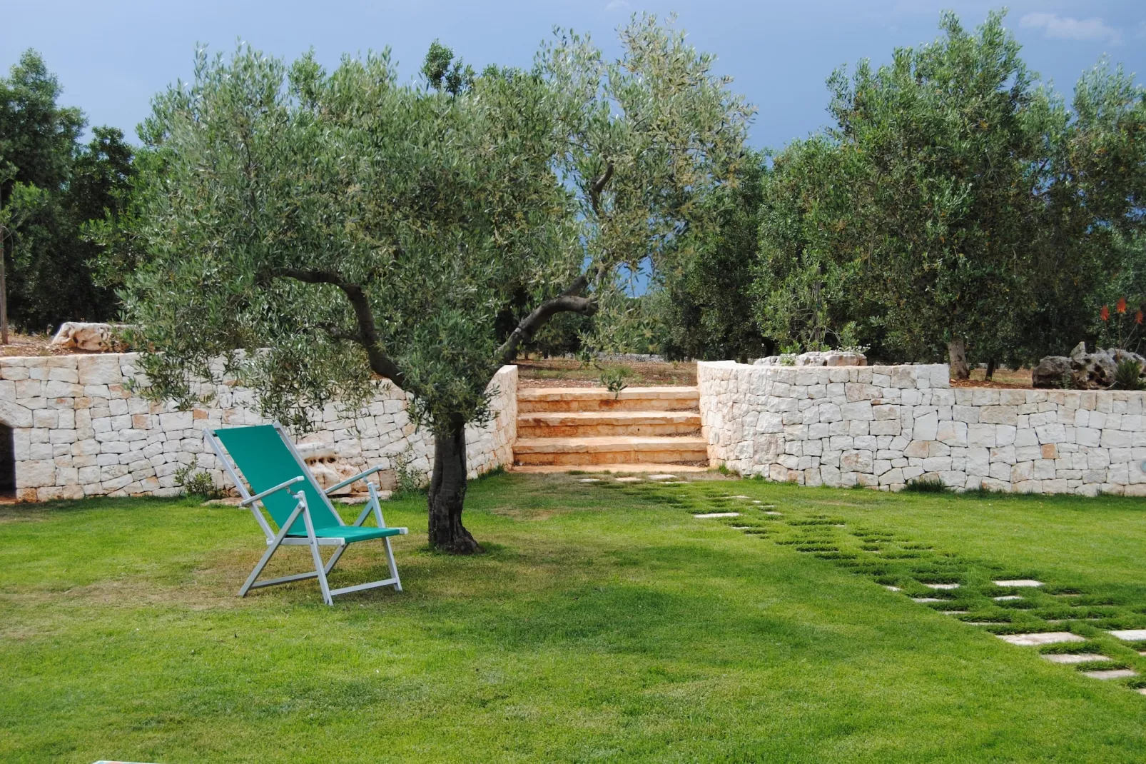 Trullo Amato Cisternino-Gardens summer