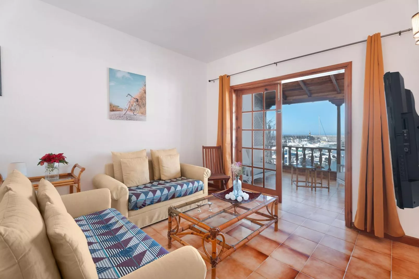 El Poblado Marinero Sea View-Living room